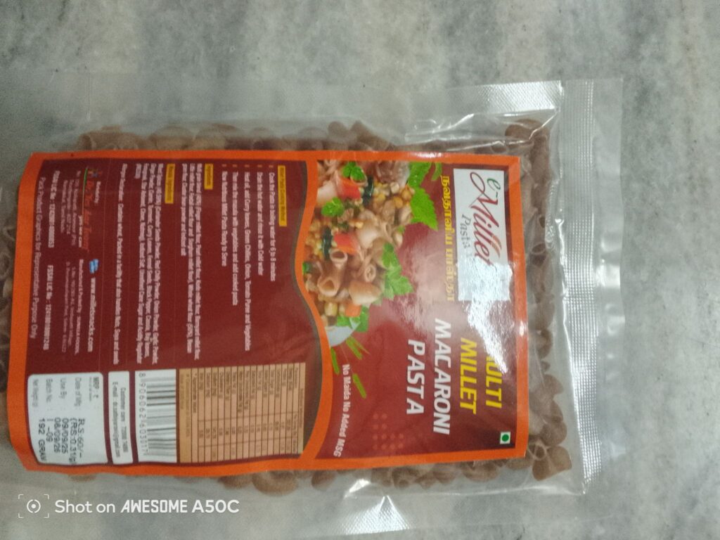 Recette saine, simple et nutritive de pâtes au millet pour la perte de poids, adaptée aux enfants et aux repas en famille.